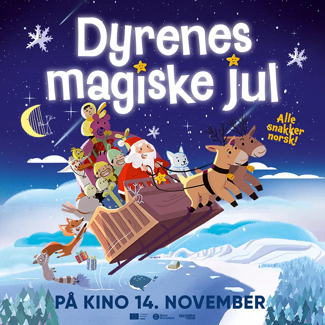 Filmplakat: Dyrenes magiske jul