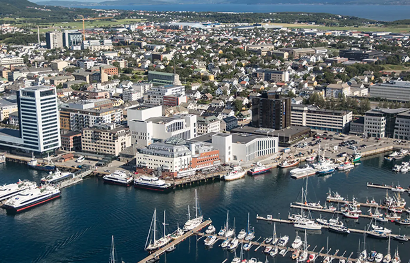 Bodø sentrum og havn