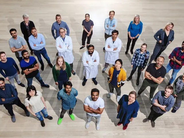 Gruppebilde av en forskerteam