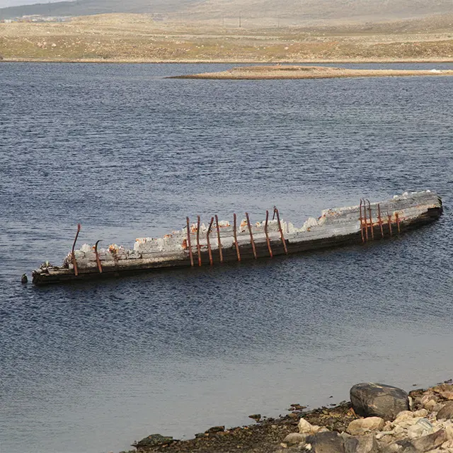 Polarskipet Maud i Cambridge Bay