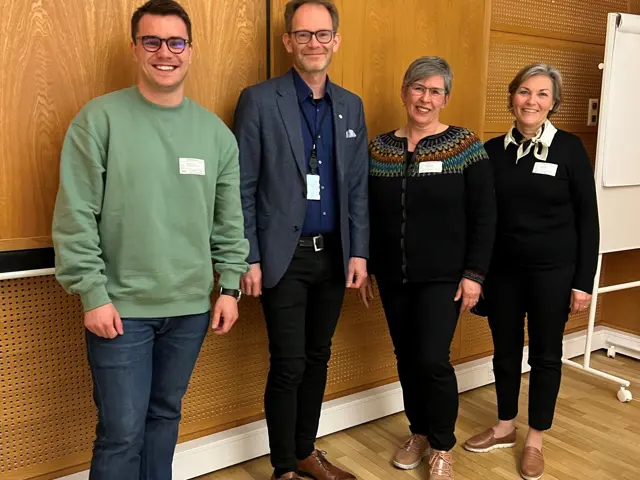 Oddmund Løkensgard Hoel, Marcus Nitschke, Margrethe Esaiassen og Birgitte Jordahl