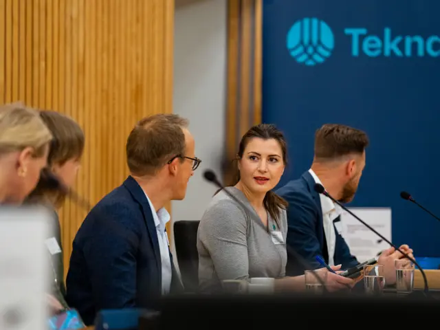 Elisabet Haugsbø i møtelokale