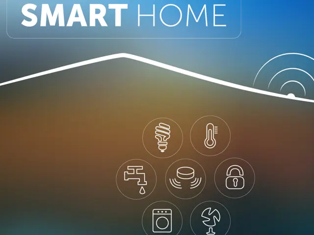 illustrasjon av smart home