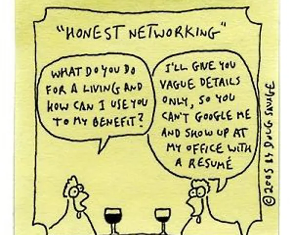 Networking cartoon
