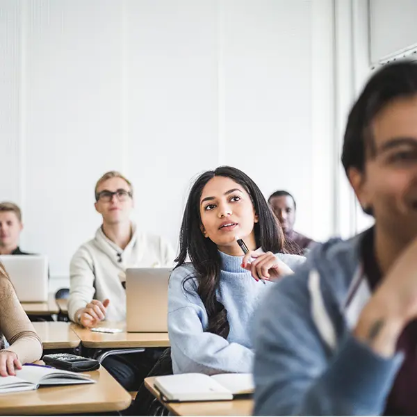 Student som studerer