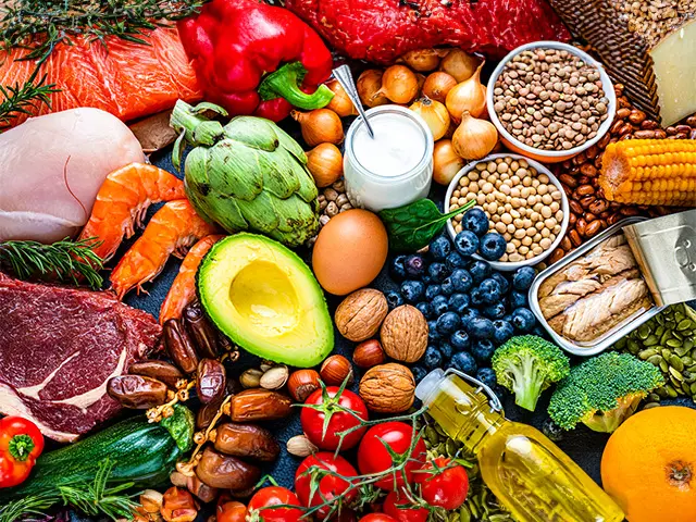 Grønnsaker, nøtter og bær