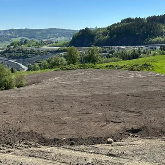 utbyggingen av E6 Ranheim-Værnes, i regi av Nye Veier, 2024. Foto: Mette Wanvik.