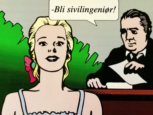 Tegneserie teging av Tekna medlemmers debatt om navnbytte fra NIF til Tekna