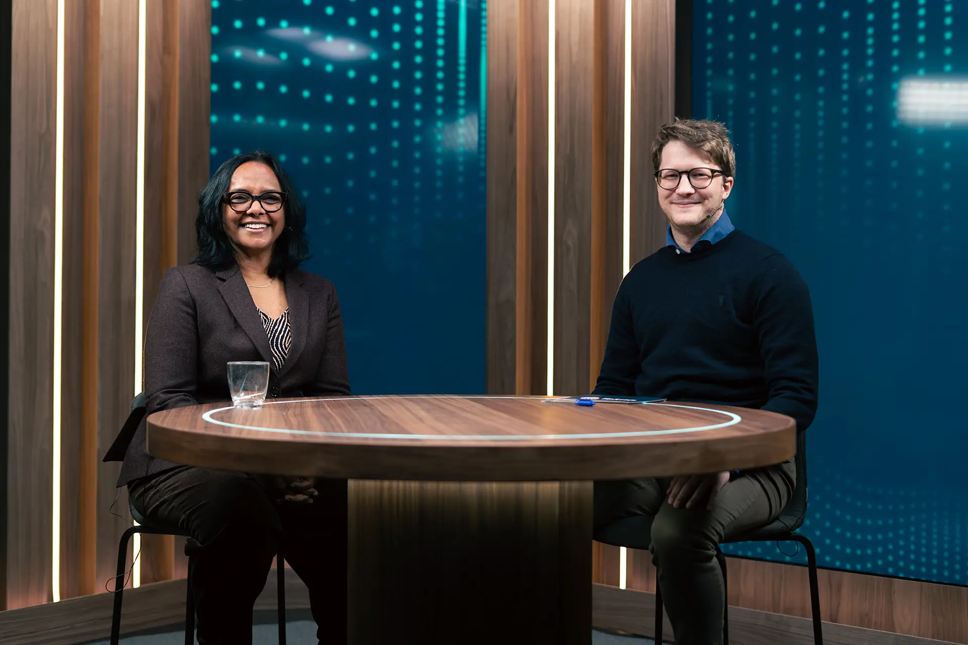 Anjali Bhatnagar og Finn Inderhaug Holme 