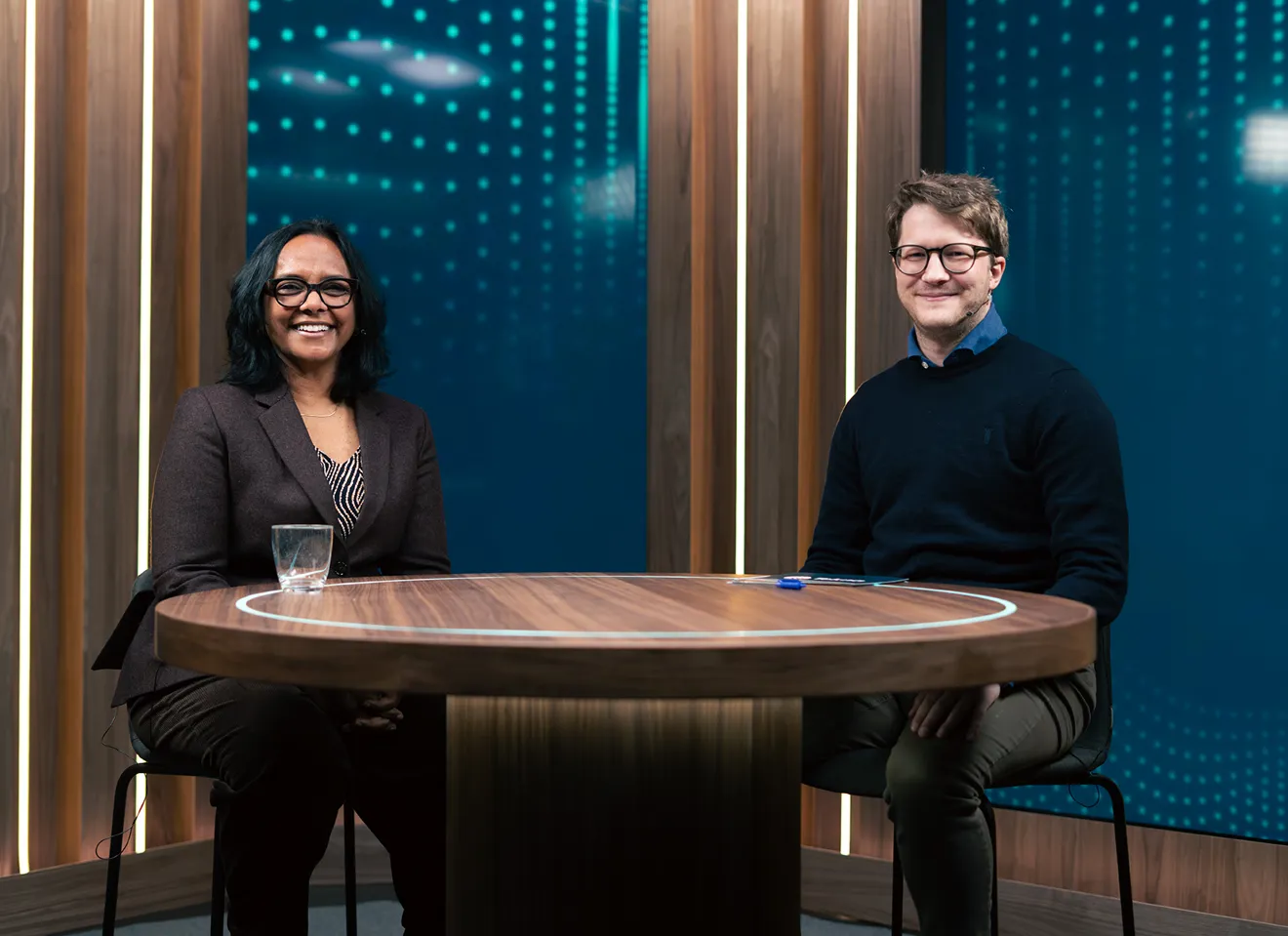 Anjali Bhatnagar og Finn Inderhaug Holme
