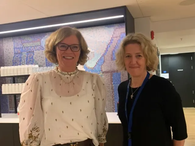 Christel Kirkøen og Barbro Noss