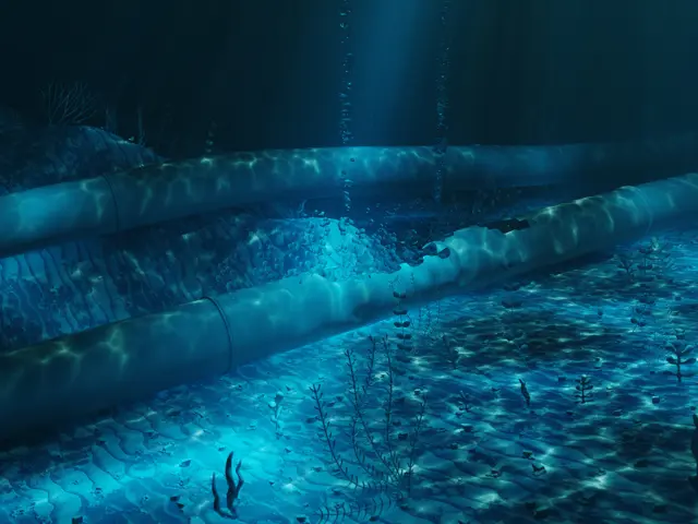 Rørledninger på havbunnen med store skader