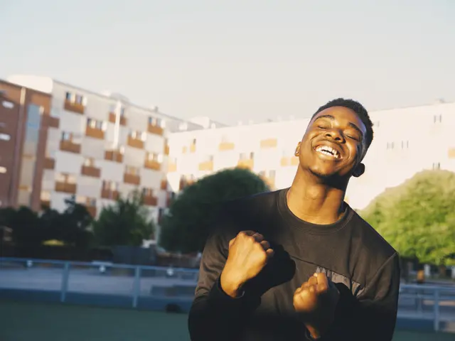 Person fornøyd med seg selv