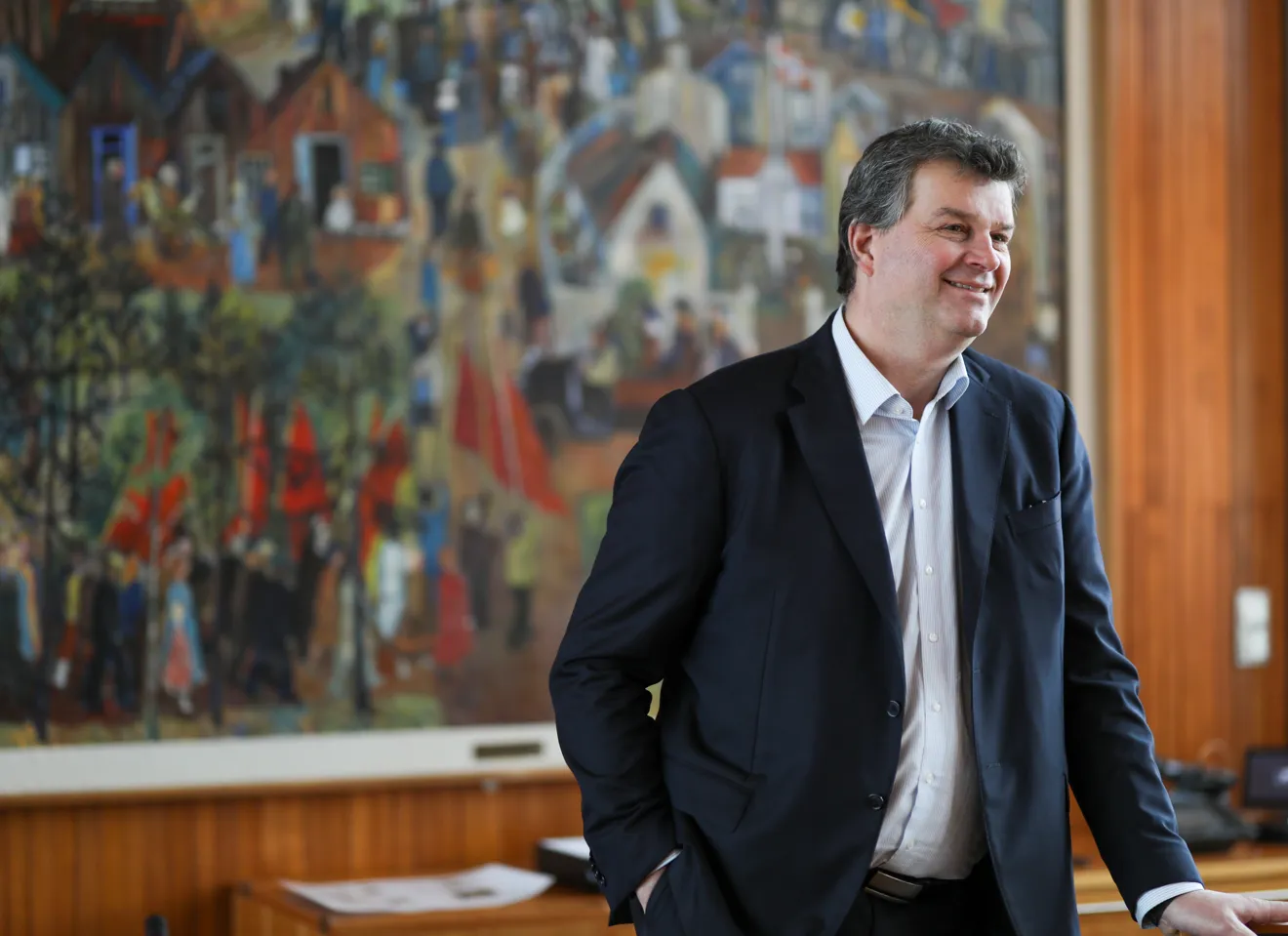 Hans-Christian Gabrielsen holder tale