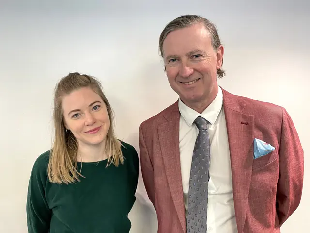 Juridisk rådgiver Lene Therese Nilssen og advokat Frode Steindebakken Rognsaa