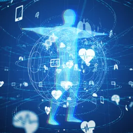 Illustrasjonsfoto, en abstrakt fremstilling av sensorteknologi