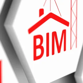 Illustrasjonsbilde av hvite byggeklosser med BMI logo på