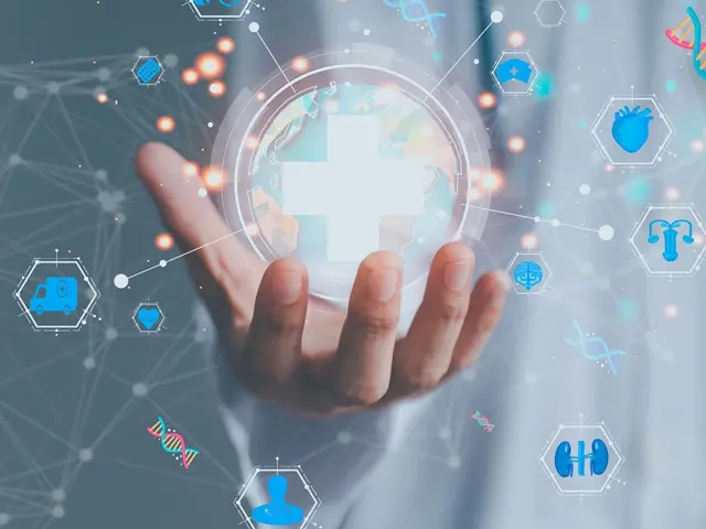 Digital helseteknologi med fokus på innovasjon, pasientbehandling og medisinske løsninger.