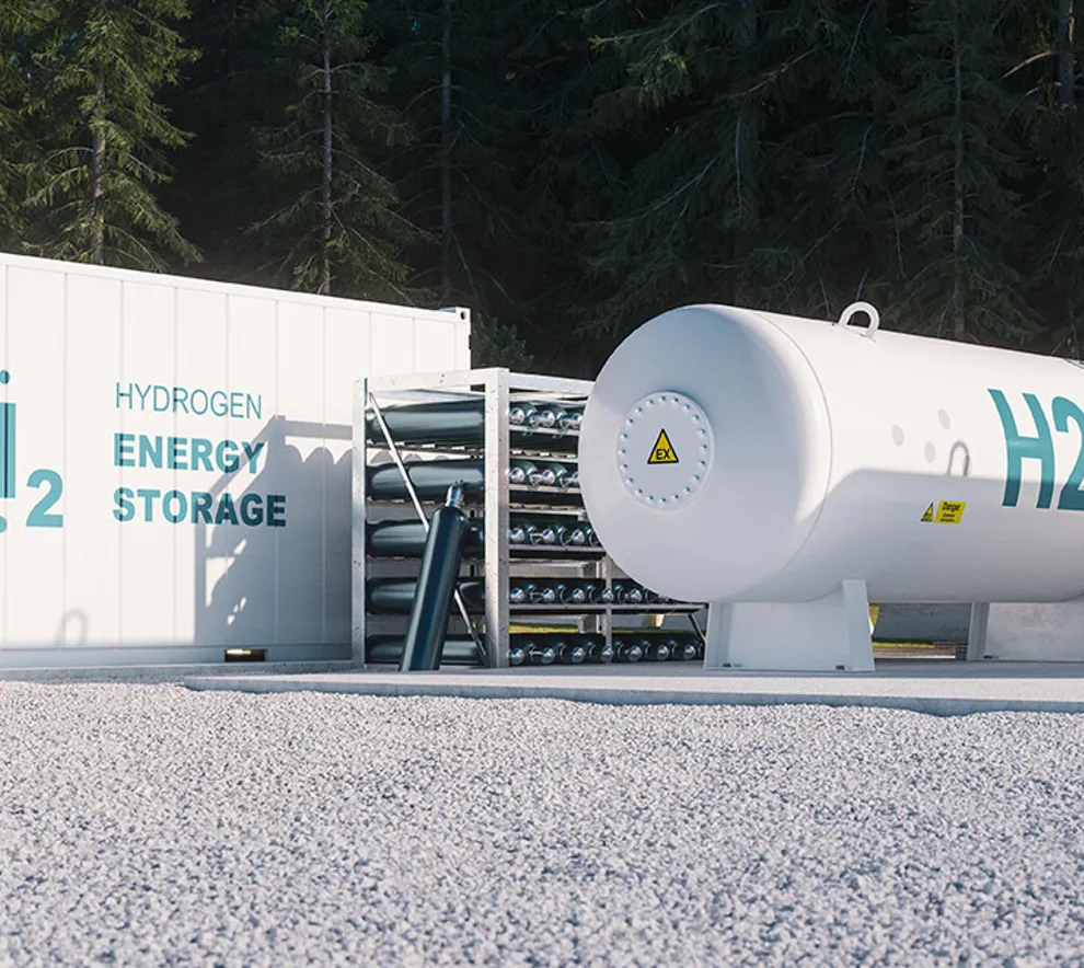 Bilde av hydrogentank