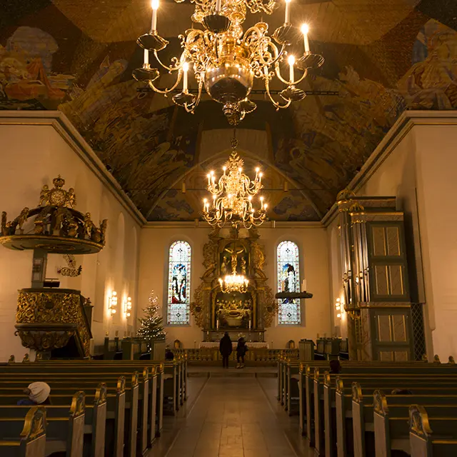Bilde fra innsiden av Domkirken