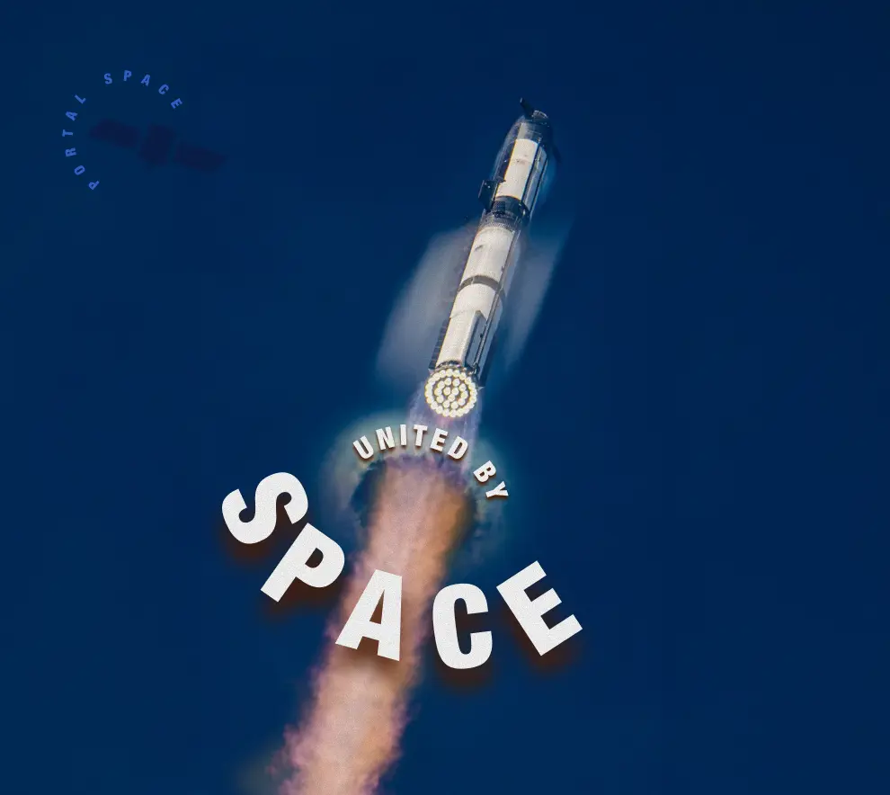 United by space illustrasjon