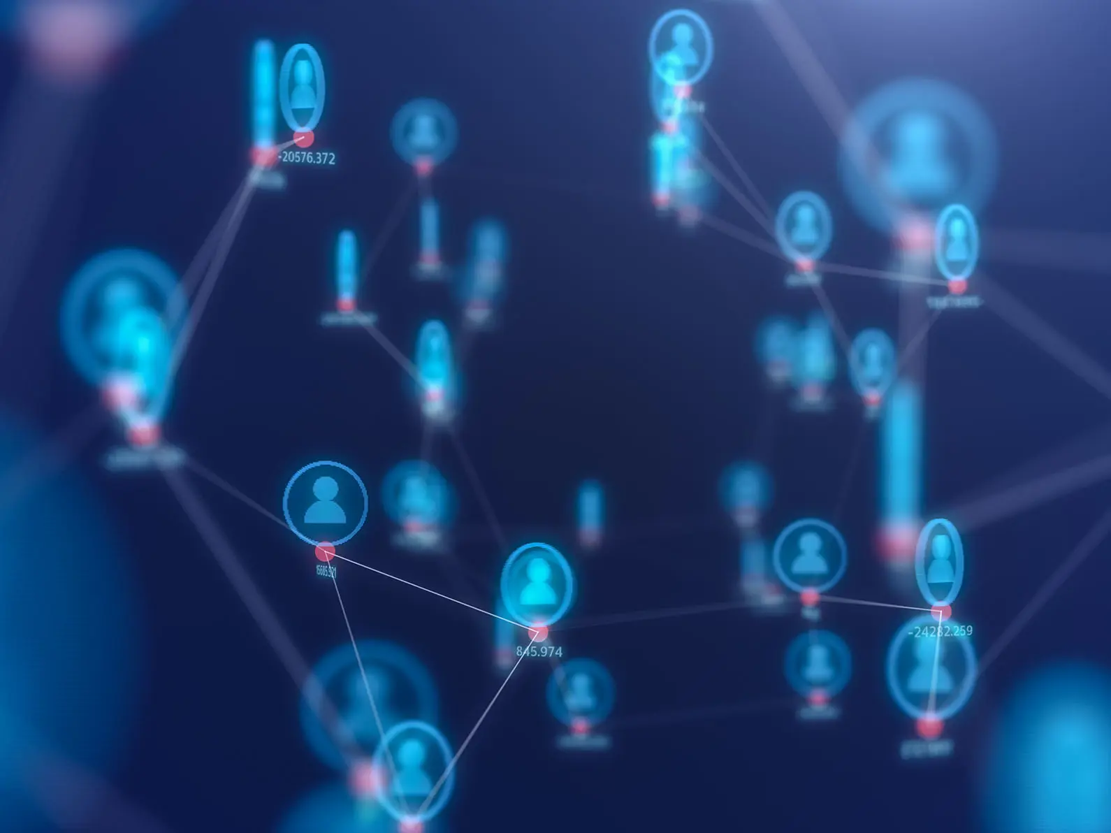 Illustrasjonsbilde av et nettverk av mennesker