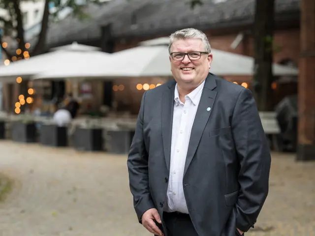 Bilde av Lars Olav Grøvik president i Tekna