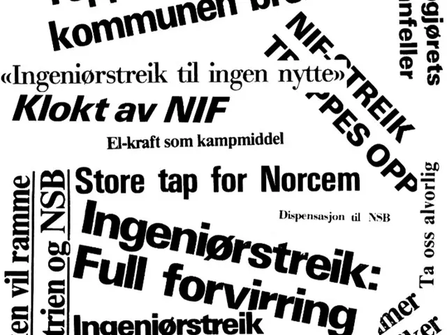 utklippede overskrifter